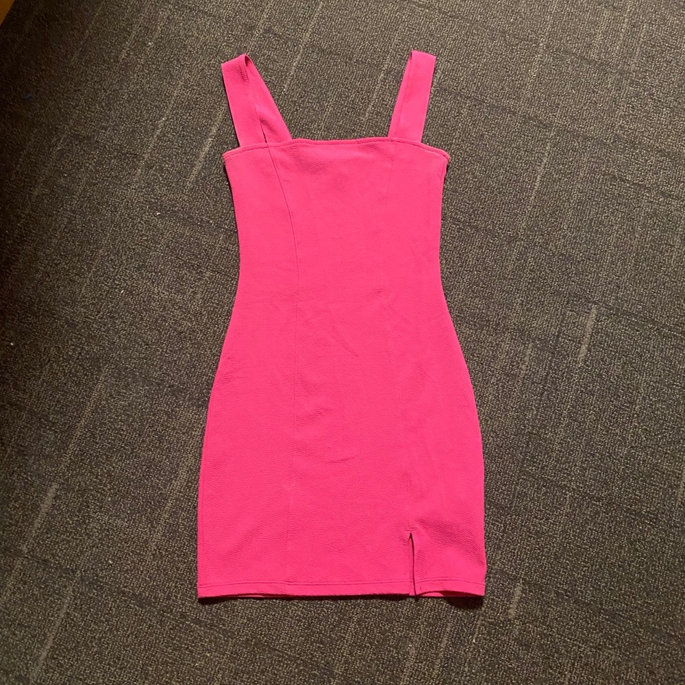 Pink mini dress